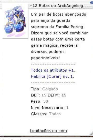 Botas de ArchAngeling +12 - FREYA