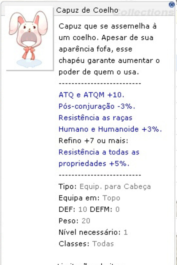 Capuz de Coelho - FREYA