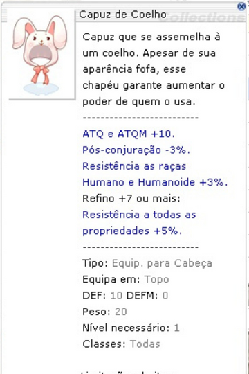 Capuz de Coelho - FREYA