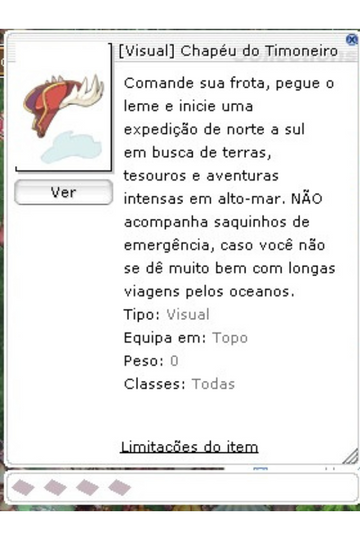 Chapéu do Timoneiro - FREYA