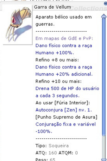 Garra de Vellum - FREYA (NEGOCIAR NO WHATSAPP)