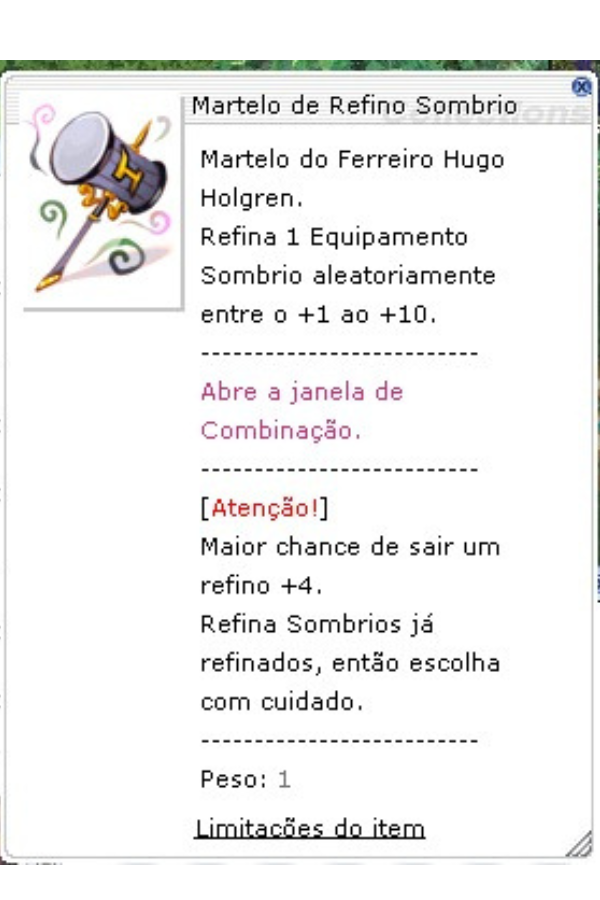 Martelo de Refino Sombrio - FREYA